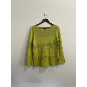 Vintage green knit sweater slouchy comfy large y2k grunge